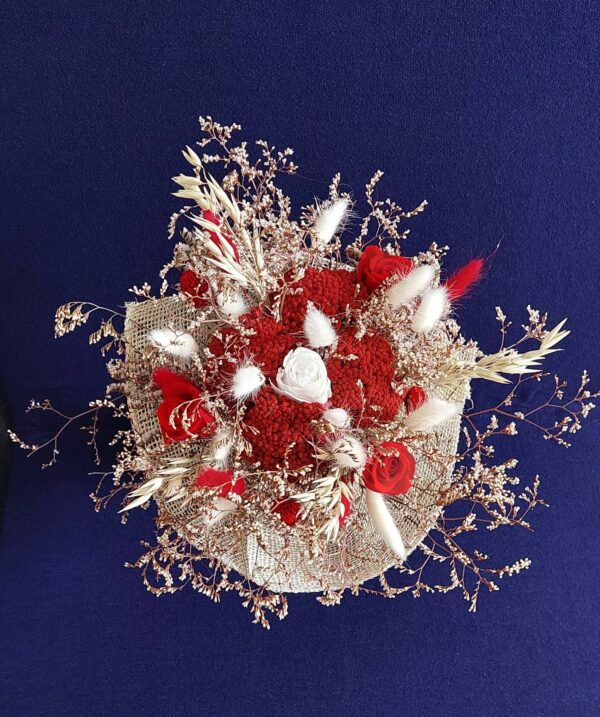 1000035213 Bouquet rouge et blanc (ID : 1860)